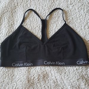 Calvin Klein Racerback Cotton Lounge Bra